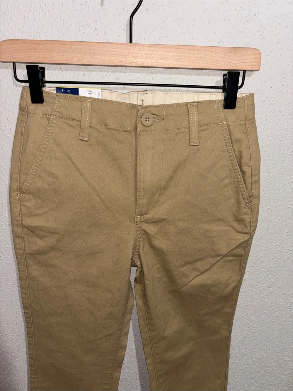 GAP Kids- Twill flat front pants (Size Small 7/8)